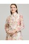 Floral Print Shirt Dress with Long Sleeves - 5