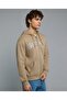 Typography Print Hooded Jacket with Zipper Closure - 3