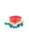 Toy Supermarket Shopping Cart and Colorful Fruit-Vegetable Set - 4