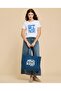 Printed T-Shirt with Crew Neck and Short Sleeves - 2