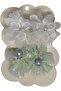 Organza Flower Hair Scrunchies Elegant Hair Accessories for Girls, Toddlers & Infants | Soft, Stylis