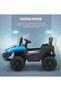 Alfton Pro Battery Operated Jeep for Kids, Ride on Toy Kids with RGB Lights & Music - Blue - 6
