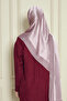 Veine Premium Viscose Shawl – Natural Cracked Texture, Shimmering, Flowy, Stylish and Elegant Posture – Dusty Rose - - 7