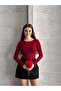 Women's Crew Neck Transparent Blouse - 4