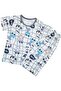 Calf Hello Print Sleepwear - Kids Nightsuit Top & Bottom Pyjama Set for Infants & Toddlers