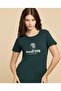 Printed T-Shirt with Crew Neck and Short Sleeves - 4