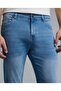 Faded Slim Fit Jeans with Button Closure - 5