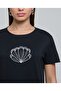 Embroidered T-Shirt with Crew Neck and Short Sleeves - 6