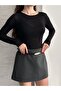Women's Crew Neck Transparent Blouse - 3