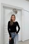 Women's Long Sleeve Slim Fit Body Casual Stylish Body Blouse - 3