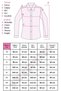 Women's Brown Stretch Fabric Long Sleeve Cotton Classic Shirt - 4