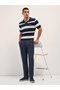 Men's Checked Regular Fit Formal Trouser