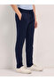 Men Solid Slim Fit Formal Trouser With Elastic Waistband - 3