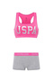 Uspa Printed Athlete Bustier and Shorts Set Mer6.Ggjj6.Puk2Qx/El6.W4Y - 4