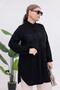 Plus Size Lace Detailed Tunic Shirt - 4
