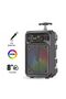 مكبر صوت بلوتوث لاسلكي محمول GTS-2176 مقاس 8 بوصات، مزود بميكروفون مدمج، ومنفذ AUX، ومنفذ USB - 4