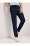 Men Solid Slim Fit Formal Trouser With Elastic Waistband