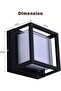 18W Outdoor Led Wall Light IP66 Waterproof - 6
