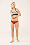 Women's White - Navy Blue - Red 3-Piece Slip - 2