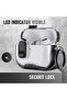 AirPods Pro 3 Case with Phone Stand &Cleaner Kit Protective Cover| TPU + PC Hybrid Cover- Black - 3