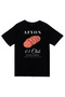 Afyon - 03 - Sucuk- Şehir Printed Unisex 100% Cotton Black T-Shirt