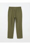 Lcwaikiki Classic Khaki Elastic Waist Women's Trousers - 2