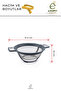 Stainless Steel Large Colander 31.5cm Double Handle Pasta Rice Strainer Fine Wire Fruit Vegetable - 3