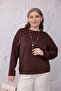 Plus Size Crew Neck Basic Sweatshirt - 8