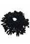 Black Velvet Plump Bun Clip Elastic Hijab Women's Clip - 4
