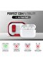 AirPods Pro 3 Case with Phone Stand &Cleaner Kit Protective Cover| TPU + PC Hybrid Cover- Red - 2