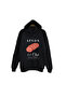 Afyon - 03 - Sucuk- Şehir Printed Unisex 100% Cotton Hooded Black Sweatshirt