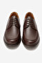 Men's Orthopedic Lace-Up Classic Shoes Genuine Leather Hz 406 Brown - 5
