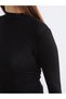 Black High Neck Women's Bodysuit - 4