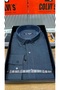 Slim Fit Narrow Fit Gabardine Lycra Washed Denim Fabric Men's Shirt - 3