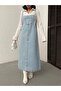 Stone-Decorated Long Gardener Dress - 6