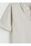 Lcw Kids Zippered Polo Neck Boys' T-Shirt - 3