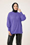 44199 - Stylish Comfortable Rayonelit Women's Long Flowy Slim Knit Sweater with Cross Drawstring Design