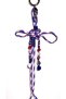 Handmade Multi-Colored Lucky Charm Bag Ornament Keychain - 3