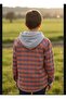 Unisex Children's Shirt with Hooded Stripes and Elasticated Cuffs - 4
