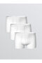 Create Your Style with Uzg Store White Standard Fit Cotton Stretch Men's Boxer 3-Pack