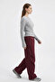 Women's Textured Knitted Blouse 980 - Gray - 4