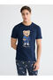 Esvab • Modern & Distinctive Standardfit Cute Teddy Bear Printed Men's Pajama Set - 7
