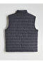 Mg trenden anthracite standard mold Mock Neck men's inflatable vest - 8
