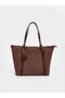 Women's Shoulder Bag with Zipper Closure