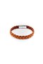 Taba Braid Essential – Fine Weave Genuine Leather Men's Bracelet-50-681 - 2