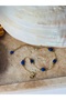 Lapis Lazuli Natural Stone Bracelet with Steel Chain - 2