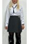Nunu by Tw Gray Mini Skirt with Gold Buckle - 4