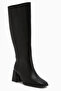 Carima Black Blunt-Toe Women's Boots - 3