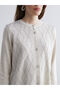 Ozmarka New Season Diamond Patterned Women's Knit Cardigan - 3