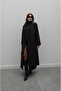 Black Deventer Single Button Detailed Coat - 3